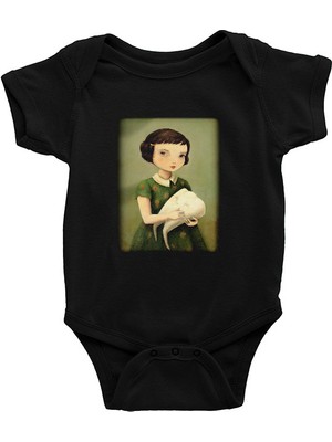 Darkhane Diş Hekimi Siyah Unisex Bebek Body - Zıbın