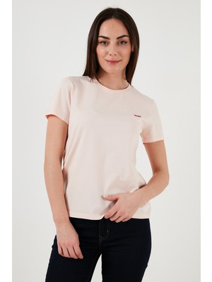 Levi'S Pamuklu Regular Fit Bisiklet Yaka T Shirt Bayan T Shirt A4917