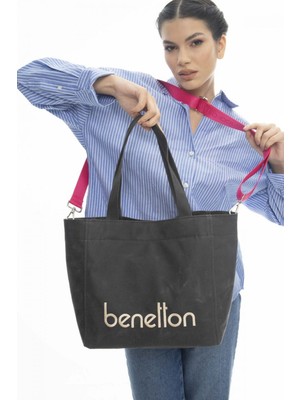 Benetton United Benetton BNT1163 Omuz Çantası Siyah