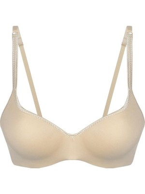 Intive Lingerie Mikro Balenli Hafif Destekli Klasik Kesim Ince Askılı Günlük Sütyen -3576