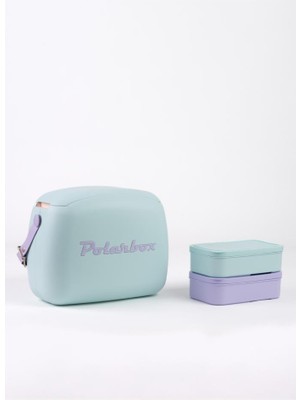 Polarbox Portatif Soğutucu Cooler Bag Celeste - Malva Pop 6l