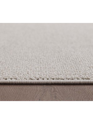 Carpettex Yumuşak Bukleli Sisal Jüt Salon Oturma Odası Krem Renkli Halı