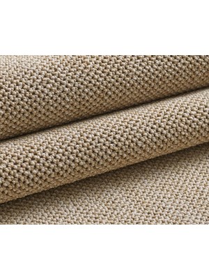 Carpettex Yumuşak Bukleli Sisal Jüt Salon Oturma Odası Bej Renkli Halı