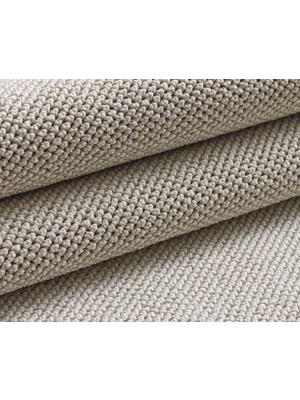 Carpettex Halı Yumuşak Bukleli Sisal Jüt Salon Oturma Odası Krem Renkli Halı