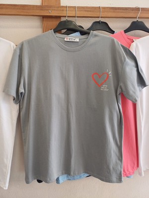 Ella Mia Baskılı Oversize T.shırt