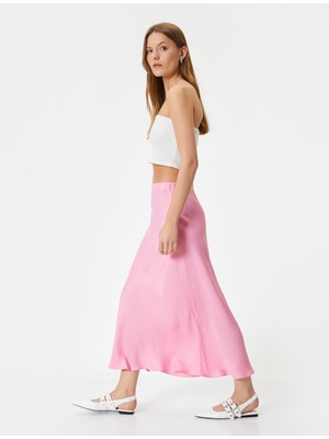 Koton Viskon Midi Etek Normal Bel