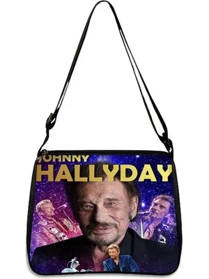 Songli 202304-12 25X30 cm Johnny Hallyday Omuz Çantaları Kadın Crossbody Çanta Manga Kaneki Ken Bayan Çanta Messenger Çanta (Yurt Dışından)