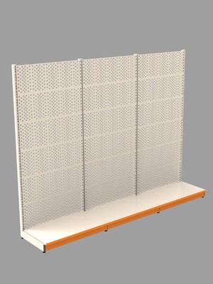 Rafburada® Hırdavat Ünitesi Rafı 3'lü 40X75X220 cm Takım