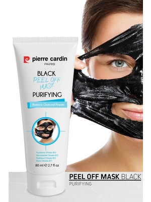 Pierre Cardin Siyah Peel Off Arındırıcı Maske 75 ml Tüm Cilt Tipleri İçin B Vitaminli