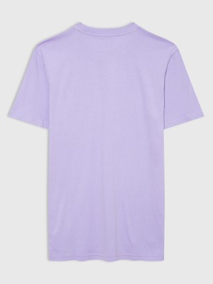 Gap Erkek Lila %100 Organik Pamuk Cepli T-Shirt