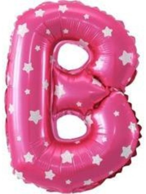 Eğlence Marketi 16 Inç 35 cm Pembe Folyo Harf Balon B