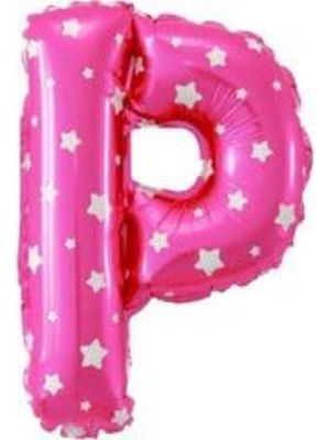 Eğlence Marketi 16 Inç 35 cm Pembe Folyo Harf Balon P