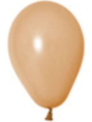 Eğlence Marketi 6 Inç Yuvarlak Balon 15 cm Çap 20 Adet Ten Rengi