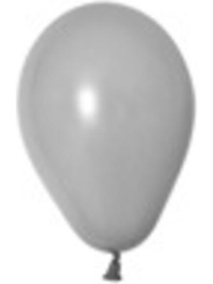 Eğlence Marketi 6 Inç Küçük Boy Balon 20 Adet Gri