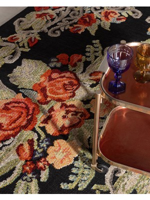 Madame Coco Lubien Halı - 160x230 cm - Siyah