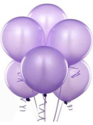 Eğlence Marketi 100 Adet Dekor Balonu Lila