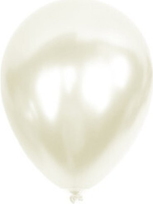 Eğlence Marketi 12 Inç Standart Boy Pastel Balon Beyaz 100 Adet