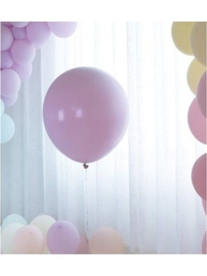 Eğlence Marketi 18 Inç 45 cm Makaron Jumbo Balon Lila 1 Adet