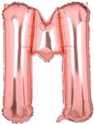 Eğlence Marketi 34 Inç 80 cm Rose Gold Folyo Rakam Balon M