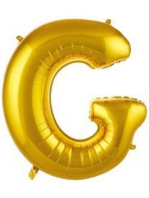 Eğlence Marketi 40 Inç 100 cm Altın Folyo Harf Balon G