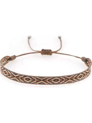 Mingjin Shop 1 KZ-0082 GO2BOHO Boho Takı Örgülü Bilezik Kadınlar Için El Örgü Bilezikler Bohemian Desen Arkadaşlar Vintage Tekstil Pulseras Mujer (Yurt Dışından)