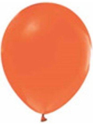 Eğlence Marketi 6 Inç 15 cm Pastel Balon 100 Adet Turuncu