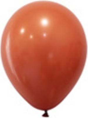 Eğlence Marketi 12 Inç Standart Boy Pastel Balon 10 Adet Terracotta