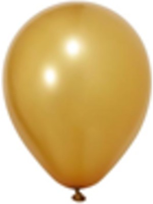 Eğlence Marketi 12 Inç Standart Boy Metalik Balon Gold Altın 100 Adet