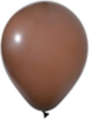 Eğlence Marketi 12 Inç Standart Boy Pastel Balon Kahverengi 100 Adet