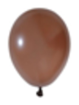 Eğlence Marketi 5" Yuvarlak Balon Kahverengi (100'LÜ)
