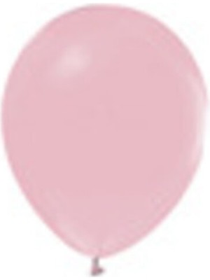 Eğlence Marketi 5 Inç Küçük Boy Makaron Balon Pembe 100 Adet