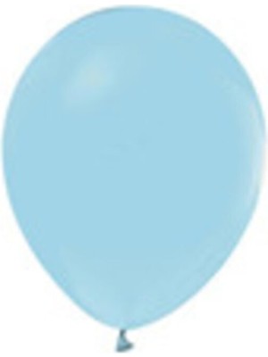Eğlence Marketi 12 Inç Standart Boy Makaron Balon 10 Adet Mavi