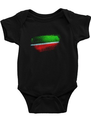 Darkhane Tataristan - Tatarstan Siyah Unisex Bebek Body - Zıbın