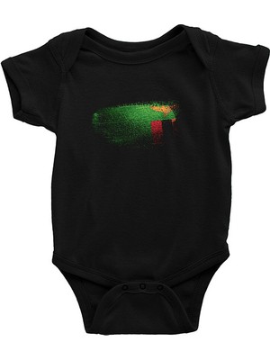Darkhane Zambiya - Zambia Siyah Unisex Bebek Body - Zıbın