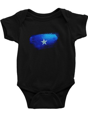 Darkhane Somali - Somalia Siyah Unisex Bebek Body - Zıbın
