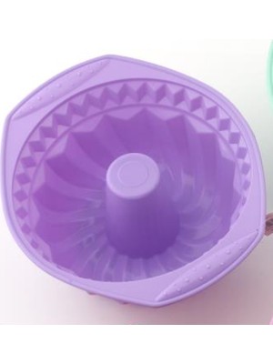 Penguen PNG-1646 Silikon Kek Kalıbı Mor