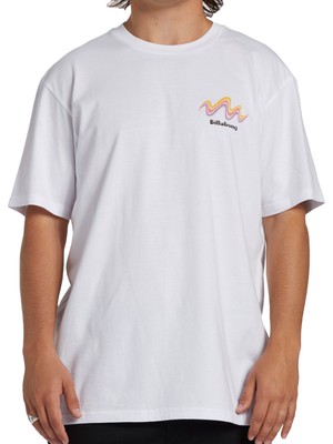 Billabong Segment Tees Erkek Beyaz Tişört