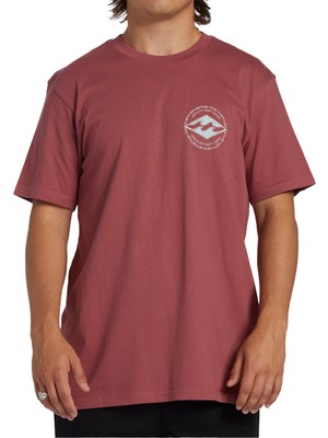 Billabong Rotor Diamond Tees Erkek Kırmızı Tişört