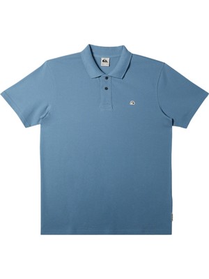 Quiksilver Dna Erkek Mavi Polo Tişört