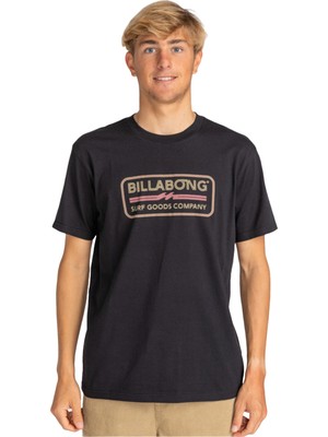Billabong Trademark Tees Erkek Siyah Tişört