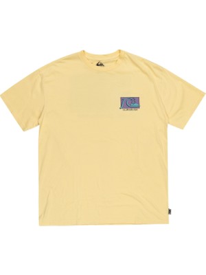 Quiksilver Take Us Back Bubble Erkek Sarı Tişört