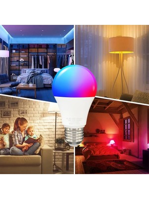 Xiyu Shop 15W Tarzı B22 Tuya Wifi Akıllı Ampul Uyumlu B22 E27 LED Rgbcw Akıllı Ampul Google Home Yandex Alice Üzerinden Ses Kontrolü (Yurt Dışından)