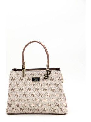 Silver & Polo Pembe - Somon SP1098 Kadın El Çantası