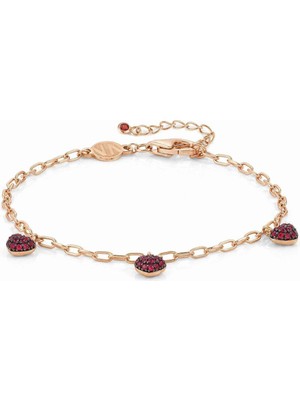 Nomination Easychic - Bileklik - Rose Altın Kırmızı Kalp