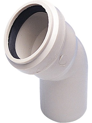 Kalde 110 mm Pvc-U Dirsek  (45°)
