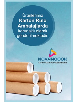 Nova Noook Çocuk Odası Masal Kahramanı Gökkuşağı Ay Yıldız Kuzucuklar (STICKER-00028)