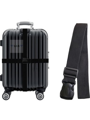 Sar 1 Adet Valiz Bavul Emniyet Kemeri Siyah