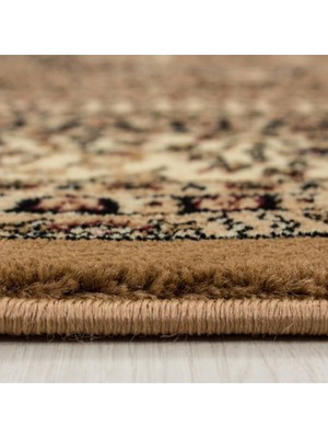 Carpettex Halı Klasik Desenli Halı Iran Tarzı Süslemeler Bej Siyah Krem Renkler