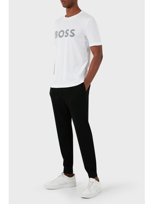 Boss Pamuklu Regular Fit Bisiklet Yaka T Shirt Erkek T Shirt 50512866 100