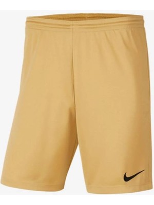 Nike Dri Fit Park 3 Football Shorts Cepsiz Futbol Maç Antrenman Şortu Hardal